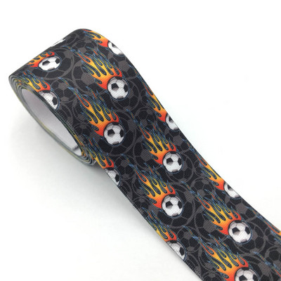25mm 38mm 1 metru/lot fotbal imprimat îmbrăcăminte talie sportivă puternică chingă elastică DIY îmbrăcăminte banda saci curea accesorii de cusut