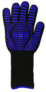 Mikrobangų krosnelės pirštinės BBQ pirštinės aukštai temperatūrai atsparios orkaitės pirštinės 800 laipsnių ugniai atsparios kepsninės šilumos izoliacija virtuvės įrankis