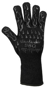 Mikrobangų krosnelės pirštinės BBQ pirštinės aukštai temperatūrai atsparios orkaitės pirštinės 800 laipsnių ugniai atsparios kepsninės šilumos izoliacija virtuvės įrankis