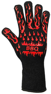 Mikrobangų krosnelės pirštinės BBQ pirštinės aukštai temperatūrai atsparios orkaitės pirštinės 800 laipsnių ugniai atsparios kepsninės šilumos izoliacija virtuvės įrankis