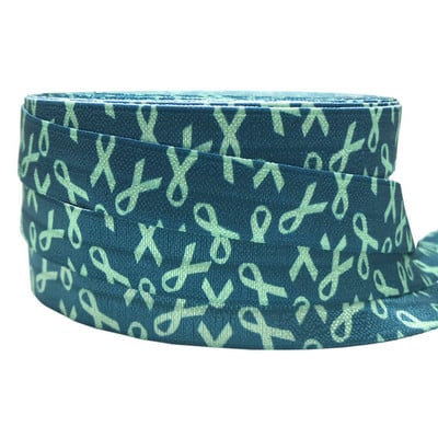 10 jardi 15 mm otisak raka dojke preklopna elastična vrpca za šivanje vezice za kosu Dodatak za dekoraciju ruksaka