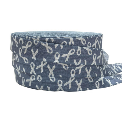 10 jardi 15 mm otisak raka dojke preklopna elastična vrpca za šivanje vezice za kosu Dodatak za dekoraciju ruksaka