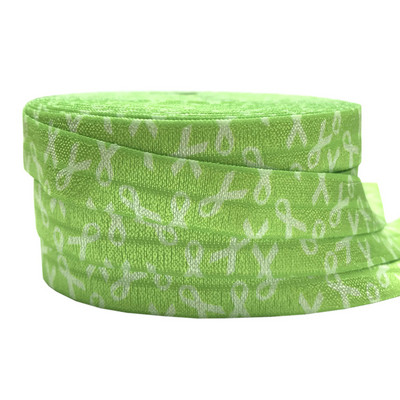 10 jardi 15 mm otisak raka dojke preklopna elastična vrpca za šivanje vezice za kosu Dodatak za dekoraciju ruksaka