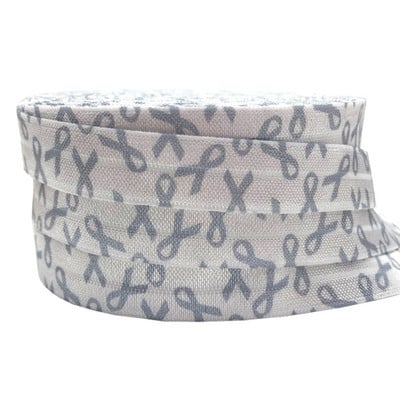 10 jardi 15 mm otisak raka dojke preklopna elastična vrpca za šivanje vezice za kosu Dodatak za dekoraciju ruksaka