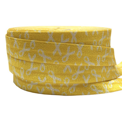 10 jardi 15 mm otisak raka dojke preklopna elastična vrpca za šivanje vezice za kosu Dodatak za dekoraciju ruksaka