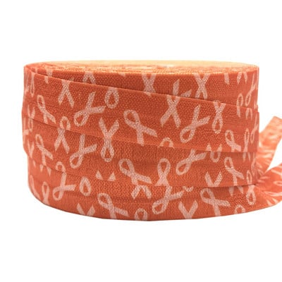 10 jardi 15 mm otisak raka dojke preklopna elastična vrpca za šivanje vezice za kosu Dodatak za dekoraciju ruksaka