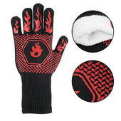 1 vnt Ugniai atsparios pirštinės, kepsninės, kepsninės, ugniai atsparios ugniai atsparios orkaitės pirštinės, skirtos šilumos izoliacijai mikrobangų krosnelei U6Y0