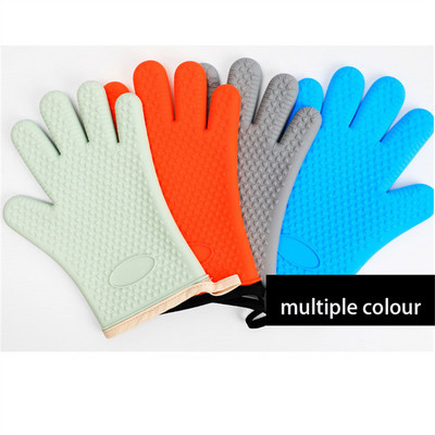 Силиконови ръкавици за фурна против изгаряне Топлоустойчиви ръкавици за скара, подходящи за водоустойчиви скара, готварски ръкавици за печене Инструмент