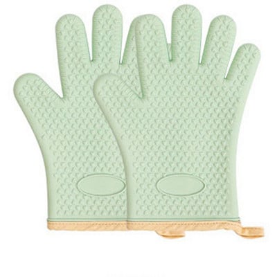 Silikoninės nuo nuplikimo orkaitės pirštinės Karščiui atsparios kepimo ant grotelių pirštinės, tinkamos vandeniui kepti ant grotelių, kepimui, kepimo pirštinių įrankis