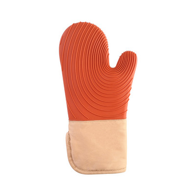 Silikoninės kepsninės ant grotelių pirštinės orkaitės pirštinės karščiui atsparios kepimo pirštinės storos medvilnės su virvele Virtuvės mikrobangų krosnelės pirštinės, kepsninės įrankiai