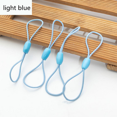 10-100 τμχ Diy χειροποίητα αξεσουάρ Ελαστικό σχοινί οκτώ χαρακτήρων Χρώμα ελαστικό σχοινί Μικρό κόσμημα Κρεμαστό σχοινί Σχοινί κινητού τηλεφώνου