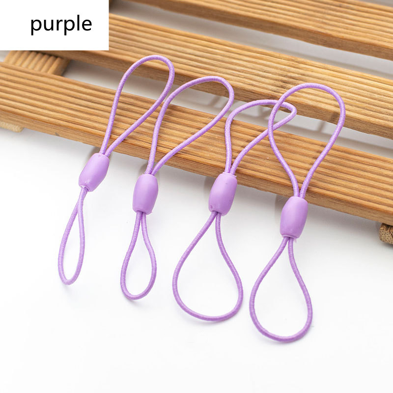 10-100 τμχ Diy χειροποίητα αξεσουάρ Ελαστικό σχοινί οκτώ χαρακτήρων Χρώμα ελαστικό σχοινί Μικρό κόσμημα Κρεμαστό σχοινί Σχοινί κινητού τηλεφώνου