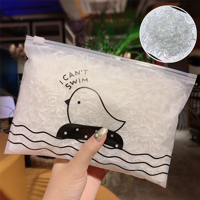 1000 de bucăți drăguț colorat inel din cauciuc benzi elastice de unică folosință pentru coadă de cal suport pentru banda de cauciuc pentru copii Accesorii pentru păr