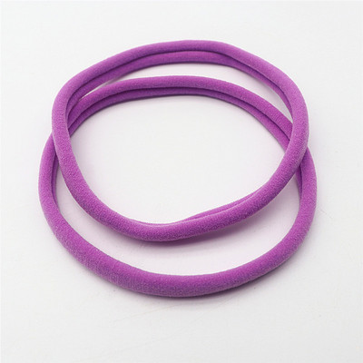 10 komada dječjeg prstena za kosu ne šteti kosi Dječja meka traka za glavu koja ne ostavlja trag najlonska tanka traka za kosu Diy Pokrivala za glavu s gumicom