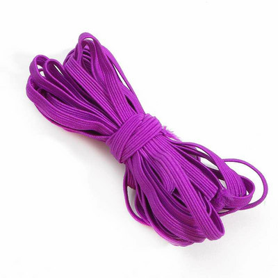 5 metara 6 mm 22 boje ravna elastična traka za remen Obrubna traka DIY trake Dodaci za šivanje odjeće Gumica za odjeću hlače