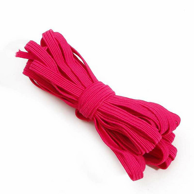 5 metara 6 mm 22 boje ravna elastična traka za remen Obrubna traka DIY trake Dodaci za šivanje odjeće Gumica za odjeću hlače