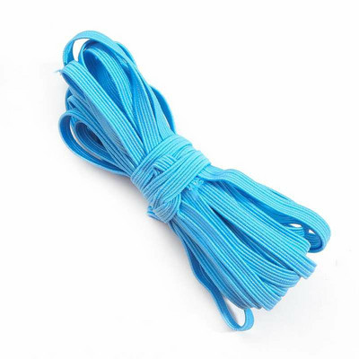 5 metara 6 mm 22 boje ravna elastična traka za remen Obrubna traka DIY trake Dodaci za šivanje odjeće Gumica za odjeću hlače