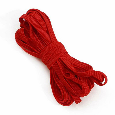 5 metara 6 mm 22 boje ravna elastična traka za remen Obrubna traka DIY trake Dodaci za šivanje odjeće Gumica za odjeću hlače