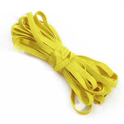 5 metara 6 mm 22 boje ravna elastična traka za remen Obrubna traka DIY trake Dodaci za šivanje odjeće Gumica za odjeću hlače