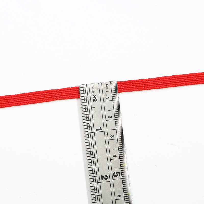 5 metara 6 mm 22 boje ravna elastična traka za remen Obrubna traka DIY trake Dodaci za šivanje odjeće Gumica za odjeću hlače