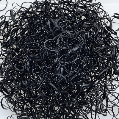 1000 tk/kott Värvilised väikesed ühekordsed juuksepaelad Scrunchie tüdrukutele elastne kummipael hobusesabahoidja juukseaksessuaarid juuksesidemed