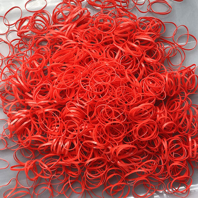 1000 tk/kott Värvilised väikesed ühekordsed juuksepaelad Scrunchie tüdrukutele elastne kummipael hobusesabahoidja juukseaksessuaarid juuksesidemed