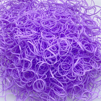 1000 tk/kott Värvilised väikesed ühekordsed juuksepaelad Scrunchie tüdrukutele elastne kummipael hobusesabahoidja juukseaksessuaarid juuksesidemed