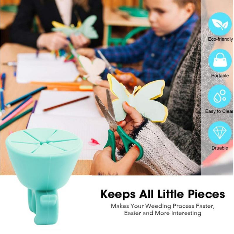 1Gb vinila atkritumu savācējs silikona uzglabāšanas kaste ravēšanas atkritumu uzglabāšanas kaste cricut rīku piederumiem