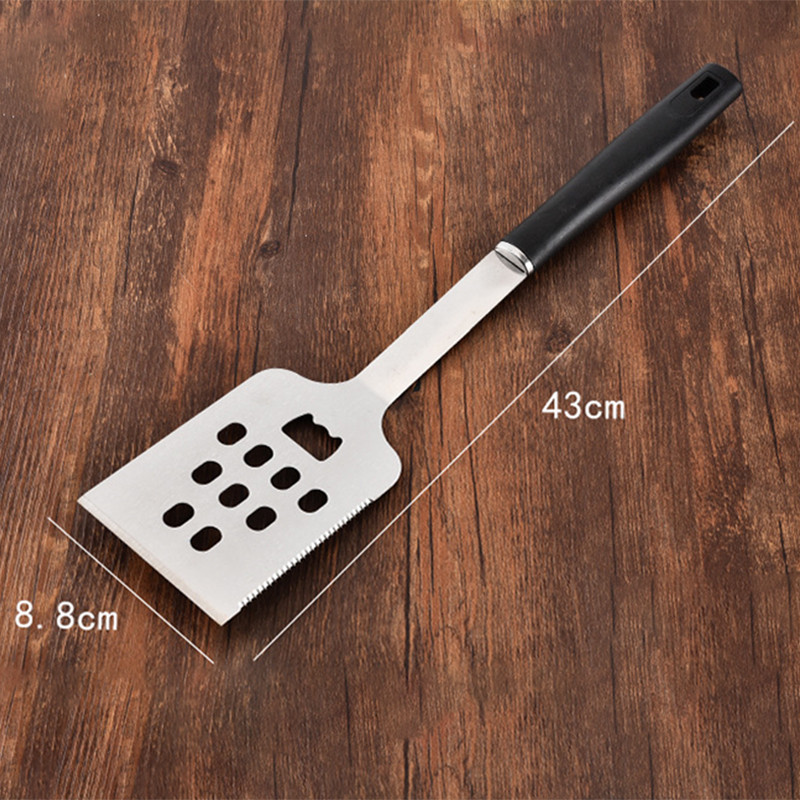 Roštilj za roštilj od 3 komada Set alata od nehrđajućeg čelika Pribor Komplet za roštiljanje Kuhinja za kampiranje Roštilj Lopatica za kopču za vilice Pribor GQ