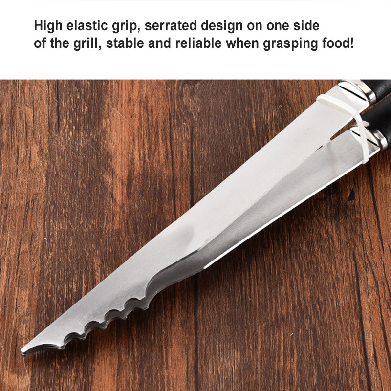 Roštilj za roštilj od 3 komada Set alata od nehrđajućeg čelika Pribor Komplet za roštiljanje Kuhinja za kampiranje Roštilj Lopatica za kopču za vilice Pribor GQ