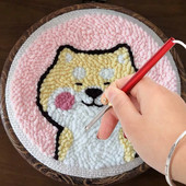Многоцветен ABS Poke Stitch Регулируема перфорирана игла Инструмент за кръстосано плетене Плъстени вълнени игли Килим Прежда Игла Инструменти за бродерия