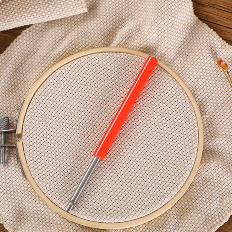 Daudzkrāsains ABS dūriens, regulējams perforators adatas krustojuma adīšanas rīks Filcēšana vilnas adatas Paklājs dzijas adatas izšūšanas rīki