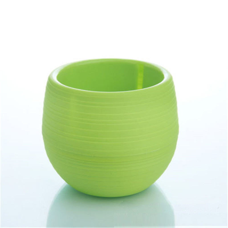 5 vnt Dervos gėlių vazonai Mini plastikiniai vazonai Namų sodo puošmena darželio vazonai Ekologiški staliniai augalai Sukulentų vazonai