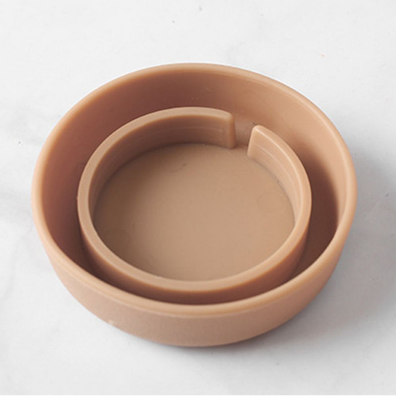 Savaime laistomas gėlių vazonas, automatinis vandens sugėrimo apvalus dviejų sluoksnių sultingų vazonų kaktusas mažas žalių augalų vazonas