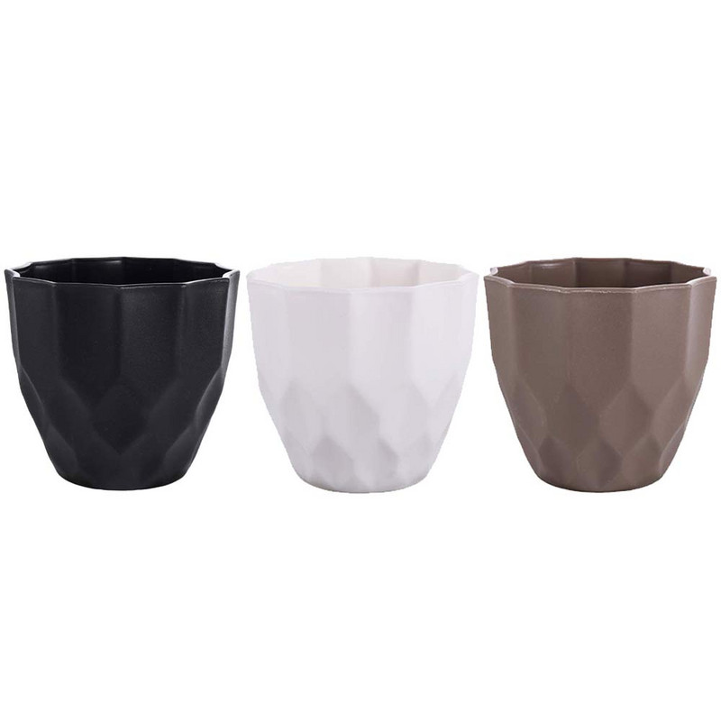 Visokokvalitetna plastična posuda za sukulente Mala zelena posuda za cvijeće nepravilnog oblika Posuda za biljke Kreativni dekor za kućni ured