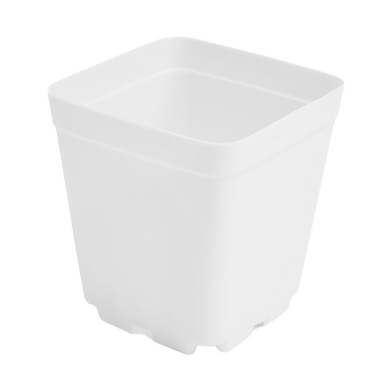 7 vnt. 6 spalvos. Storieji gėlių vazonai Sodinamosios vazonų padėklai Plastikiniai vazonai Kūrybiniai maži kvadratiniai vazonai sultingiems augalams GYH