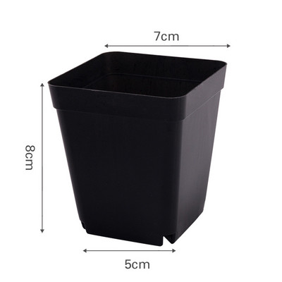 10 kom./set Plastična posuda za cvijeće Ukras za vrt Mali kvadratni umivaonik Mesnatost Botanička mreža umivaonik Ukrasna kutija za kućni ured Kutija za uzgoj sadnica