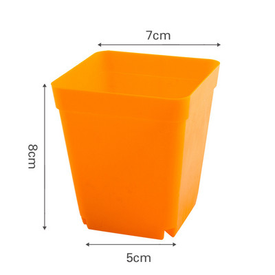 10 kom./set Plastična posuda za cvijeće Ukras za vrt Mali kvadratni umivaonik Mesnatost Botanička mreža umivaonik Ukrasna kutija za kućni ured Kutija za uzgoj sadnica