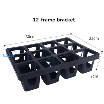 10 kom./set Plastična posuda za cvijeće Ukras za vrt Mali kvadratni umivaonik Mesnatost Botanička mreža umivaonik Ukrasna kutija za kućni ured Kutija za uzgoj sadnica