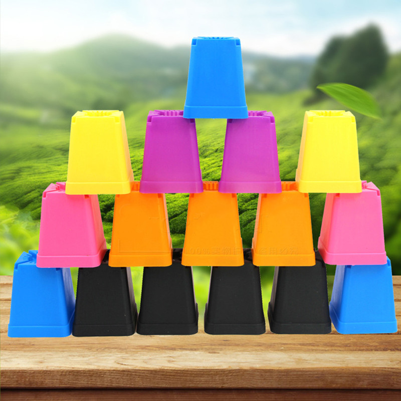 10 spalvų sultingų augalų Gėlių vazonų dekoravimas Vidaus sodas biuro staliniam kompiuteriui Mini vazos augalų darželio vazonas Namų priedai