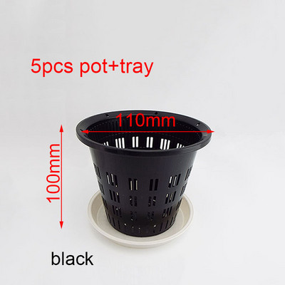 5 tk läbipaistvast plastist orhidee lille istutuspott potid kandik augud õhu funktsioon juure kasvu konteiner pesad seina riputus auk kasvu pott