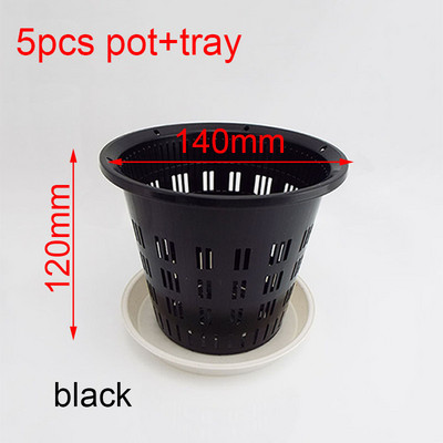 5 tk läbipaistvast plastist orhidee lille istutuspott potid kandik augud õhu funktsioon juure kasvu konteiner pesad seina riputus auk kasvu pott