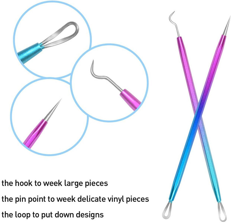 Jauns amatniecības vinila ravēšanas rīku komplekts Pamata vinila rīku ravēšanas komplekti Cricut siluetiem Cameos Scrapbooking DIY amatniecības piederumi