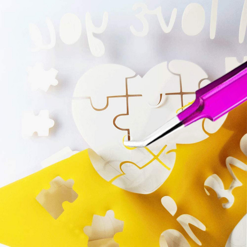 Jauns amatniecības vinila ravēšanas rīku komplekts Pamata vinila rīku ravēšanas komplekti Cricut siluetiem Cameos Scrapbooking DIY amatniecības piederumi