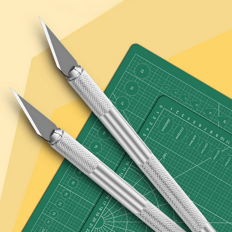 Pamata amatniecības vinila ravēšanas rīku komplekts DIY Šūšanas Šūšanas Punch Carving Tool Kit Silueti Kameo Burti Roku darba rīks