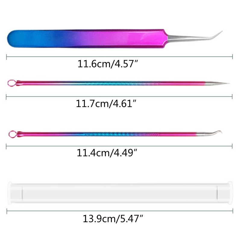 Vinila ravēšanas rīku komplekts ar uzglabāšanas kastīti 3 gab