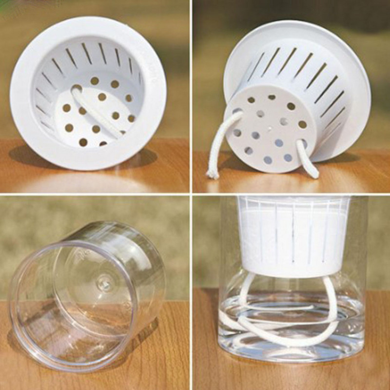 Transparente, automate, absorbție de apă, auto-udare, ghiveci de flori hidroponice, jardinier, accesorii de grădină, ghiveci de plantare FU