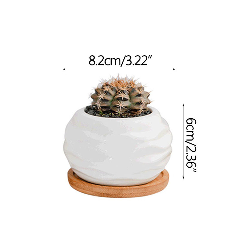 Strongwell Decoration Artware Kreativna nordijska mini teglica za cvijeće Moderni valoviti uzorak Bijele porculanske teglice za cvijeće Dekoracija Bonsai