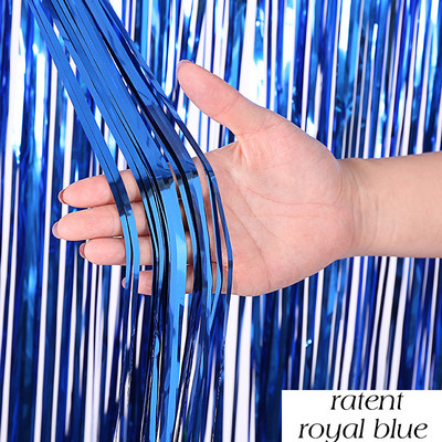 Populiariausias matinis gimtadienio vakarėlio dekoravimas Fono folija Kutas Fringe Užuolaida Vaikams Suaugusiųjų nuotraukų kabina Kūdikių dušas Vestuvių blizgučiai