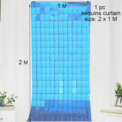 Vakarėlio fonas Kvadratinė Užuolaida Folija Fringe Užuolaida Sienų Dekoras Kūdikių Dušas Blizgučiai Fono Užuolaidos Gimtadienio folija blizgučiai